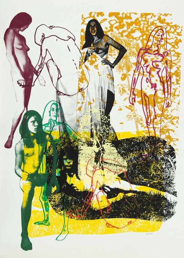 Dick Higgins : #768 dalla serie 7.7.73  - Serigrafia su cartoncino - Asta Arte Moderna e Contemporanea, '800 e'900 - Fabiani Arte