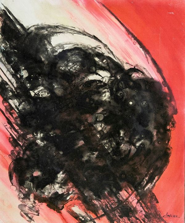 Ferdinando Chevrier : Senza titolo  (1966)  - Olio su tela - Asta Arte Moderna e Contemporanea, '800 e'900 - Fabiani Arte