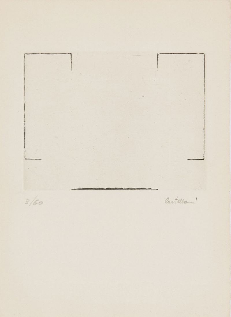 Enrico Castellani - Incisione