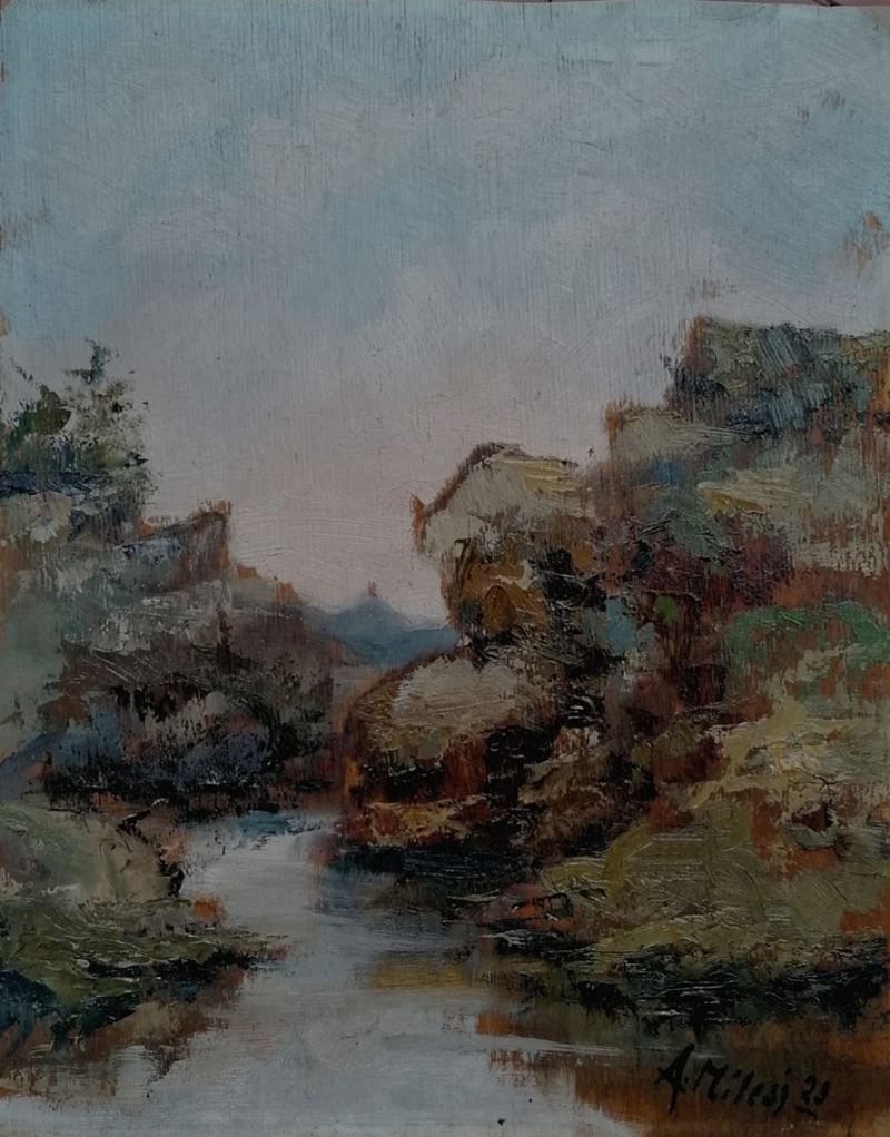 Alessandro Milesi - Paesaggio