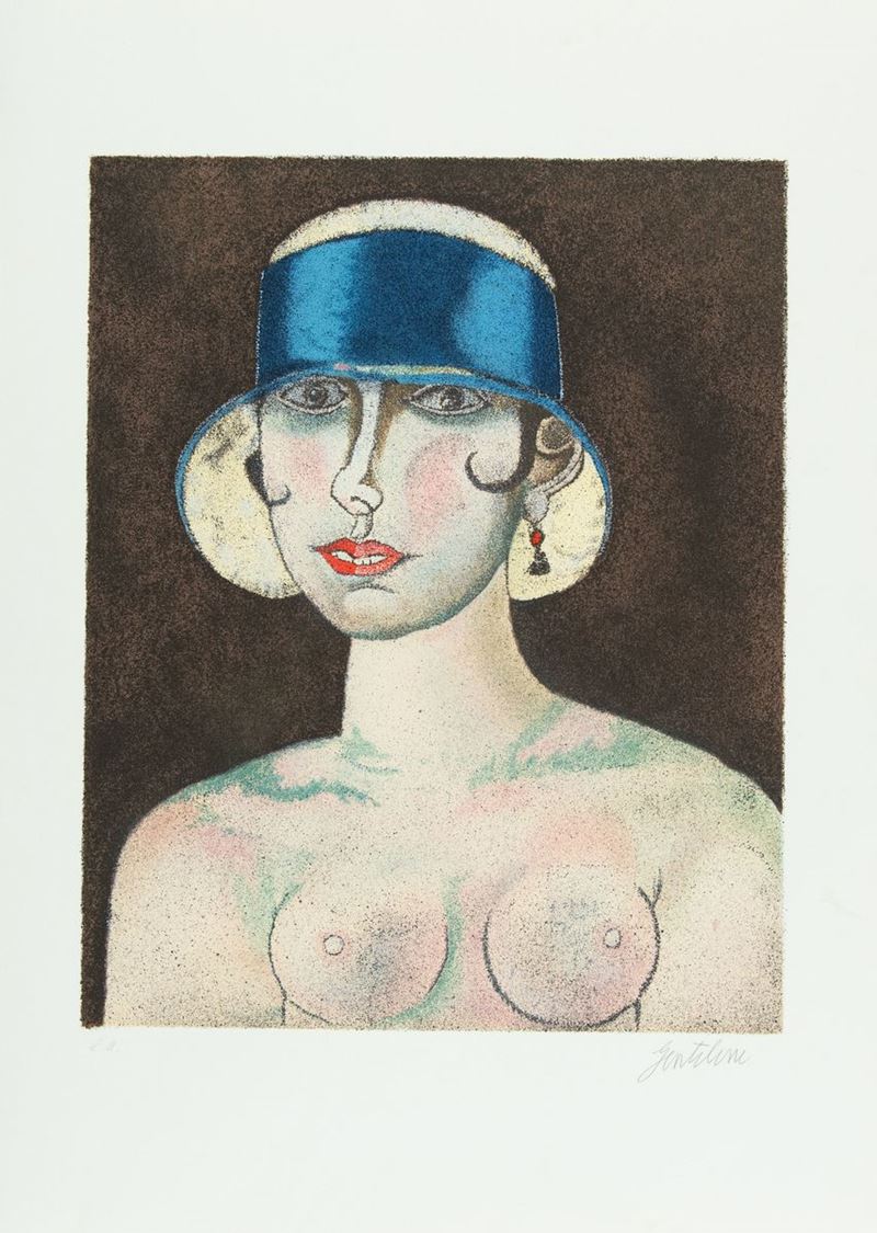Franco Gentilini - Volto di Donna