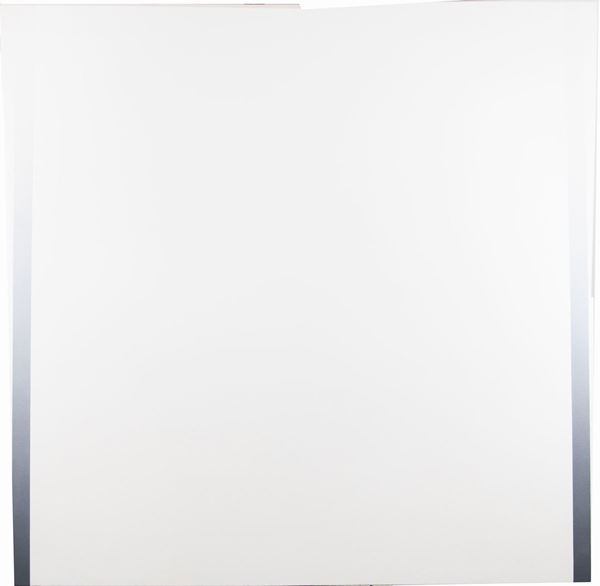 Giuliano Barbanti : SS Campo bianco/GC  (1990)  - Acrilico su tela - Asta Arte Moderna e Contemporanea, '800 e'900 - Fabiani Arte