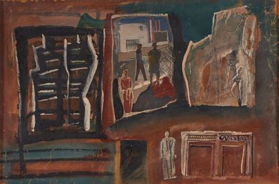 Composizione (studio per Parete)