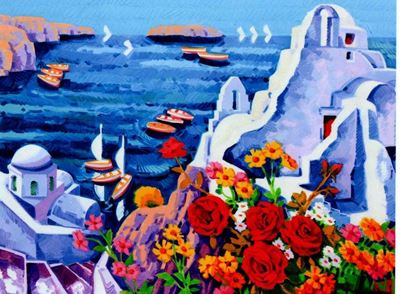 Santorini e Tanta Luce