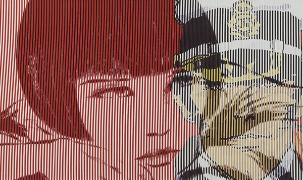 Malipiero : Osmosi - Valentina - Corto Maltese (Crepax)  (2014)  - Collage su carta - Asta Arte Moderna e Contemporanea, '800 - '900 e Grafica Internazionale - Fabiani Arte