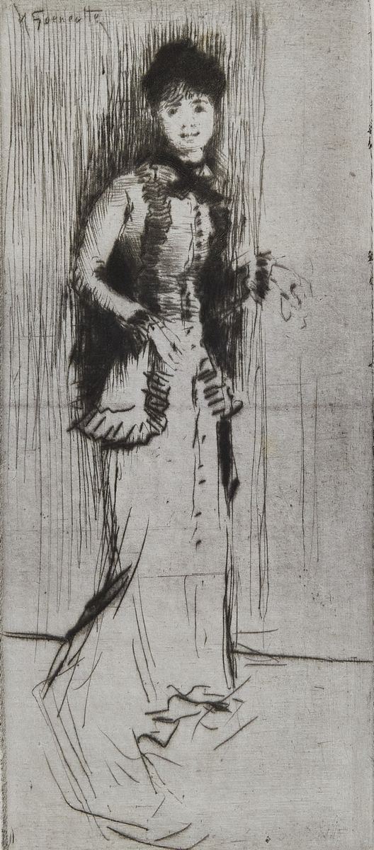 Norbert Goeneutte - Jeune Femme