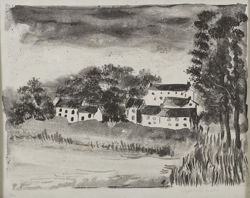 Maurcie De Vlaminck - House in The Village