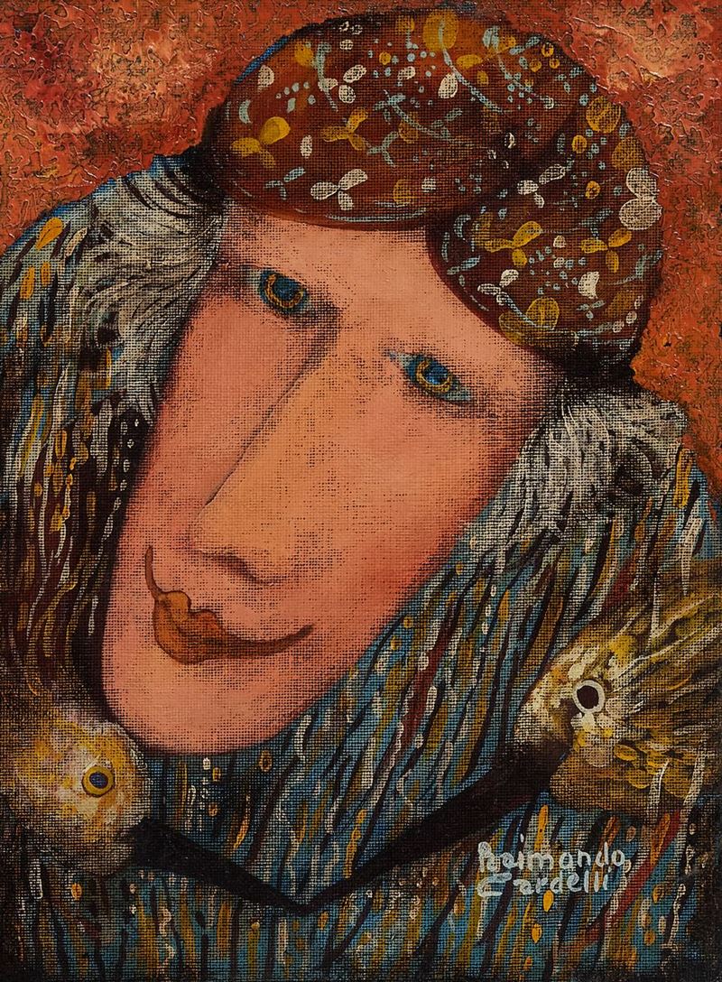 Raimondo Cardelli - Figura con Uccelli