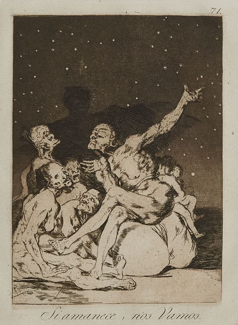 Francisco José De Goya - Si Amanece, Nos Vamos
