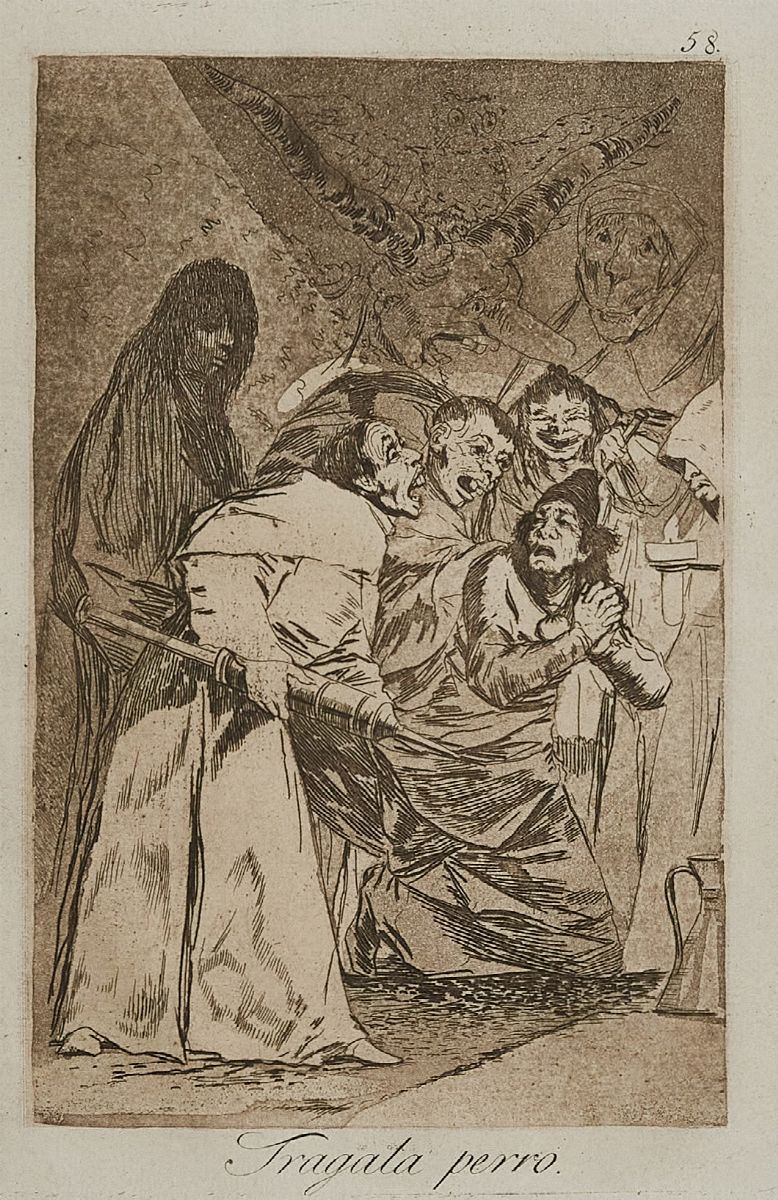 Francisco José De Goya - Tragala Perro