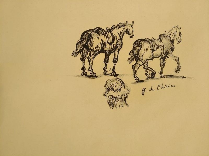 Giorgio De Chirico - Cavalli
