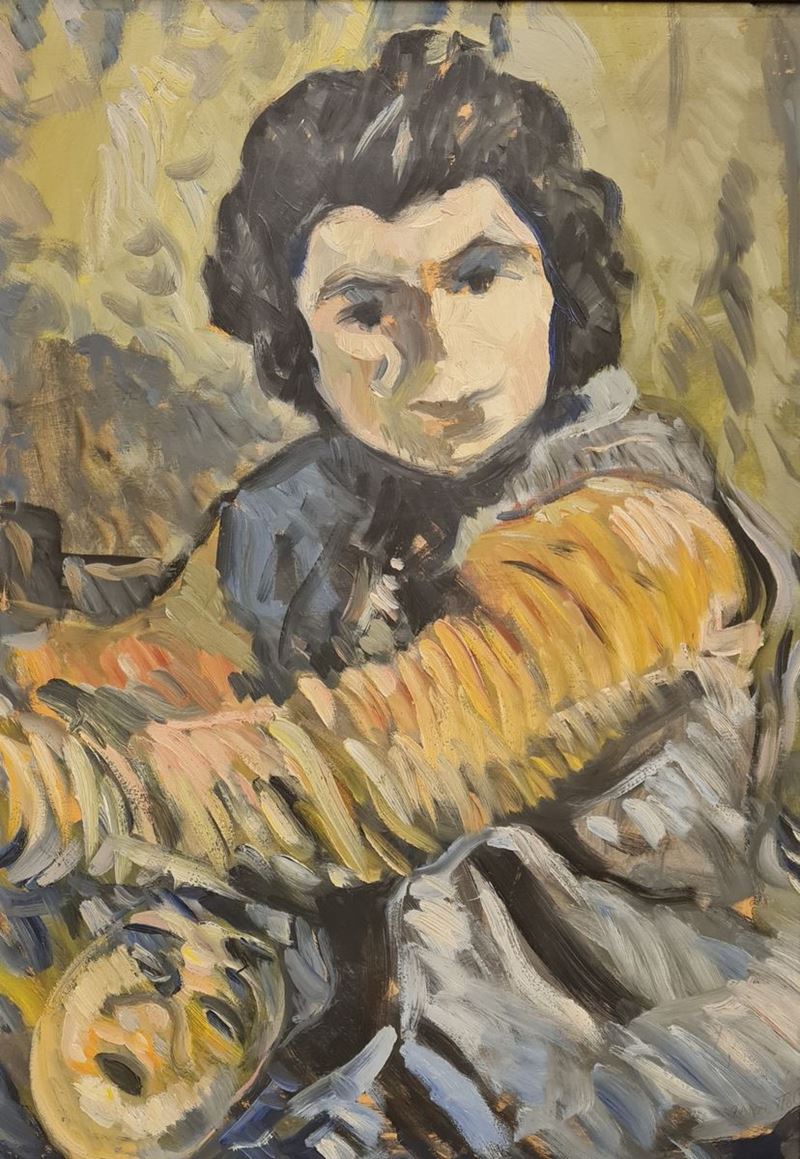 Corrado Zanzotto - Figura di Donna con Maschera