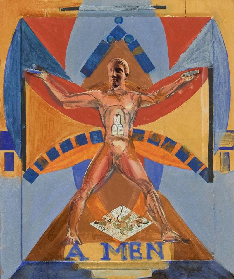 Bruno Ceccobelli - Colonna a Spasso