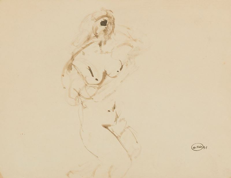 Filippo De Pisis - Figura di Donna