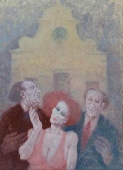 Figure Davanti alla Chiesa