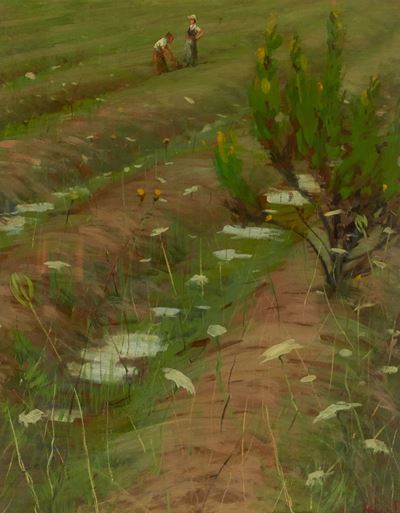 Veduta di Campagna con Figure