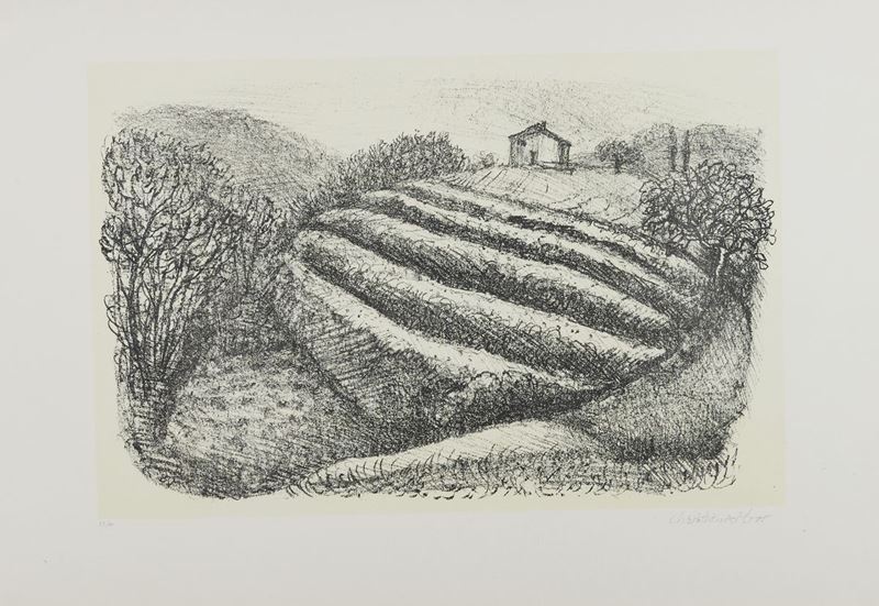 Christiaan Nicholaas De Moore - Paesaggio Campestre