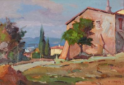 Paesaggio con Casolare