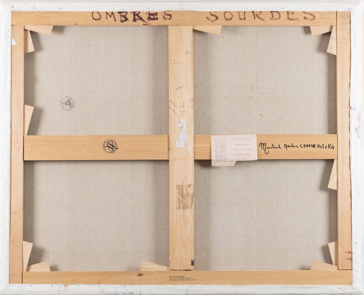 George Mathieu - Ombres Sourdes