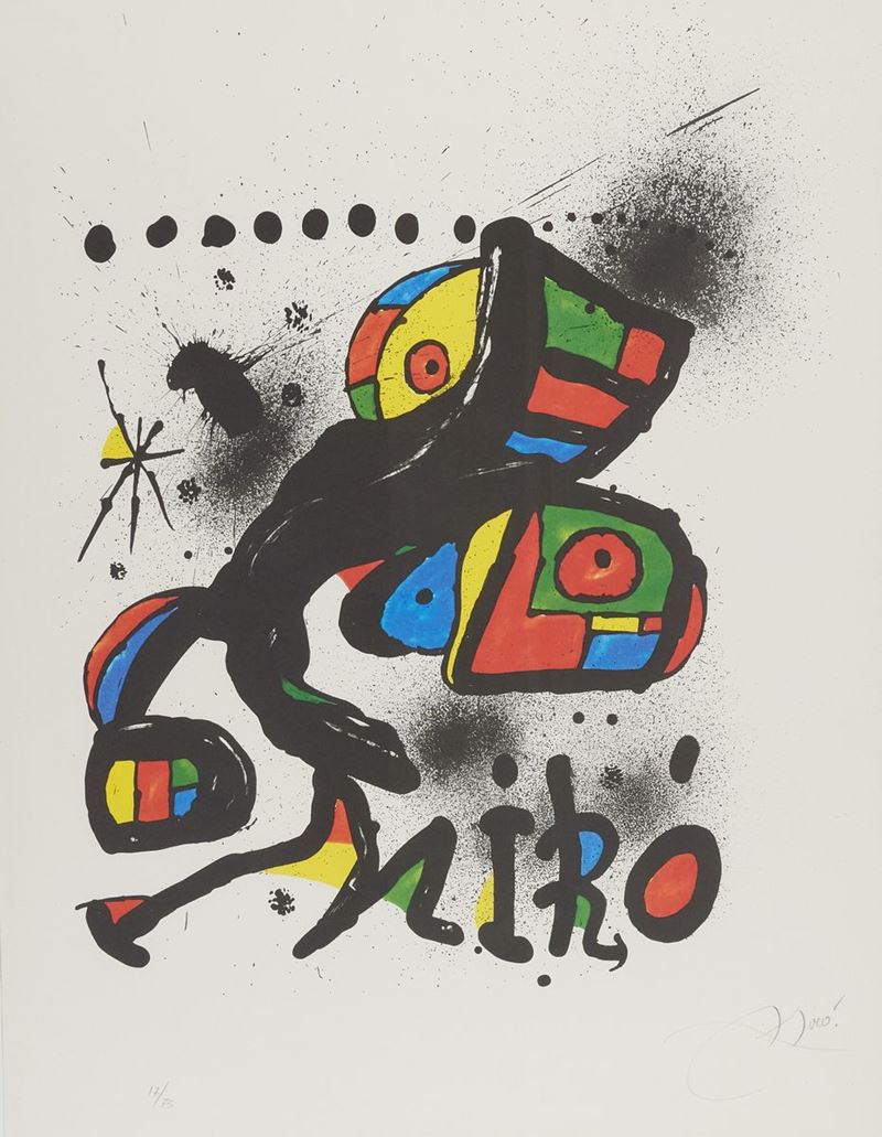 Joan Mirò - Senza Titolo
