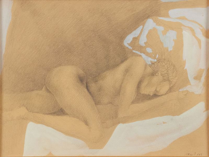 Ugo Attardi - Donna Distesa