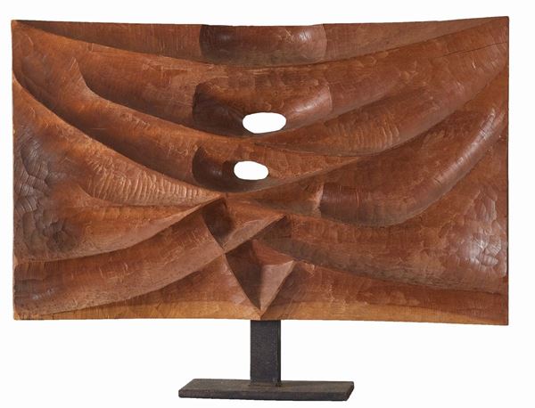 Hisiao Yamagata : Senza titolo  (1964)  - Scultura in legno - Asta Arte Moderna e Contemporanea, '800 e'900	 - Fabiani Arte