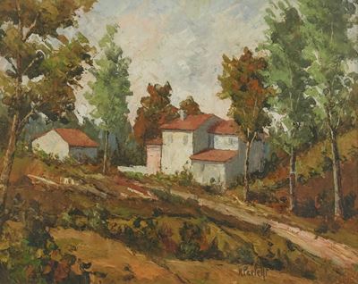 Paesaggio con Case