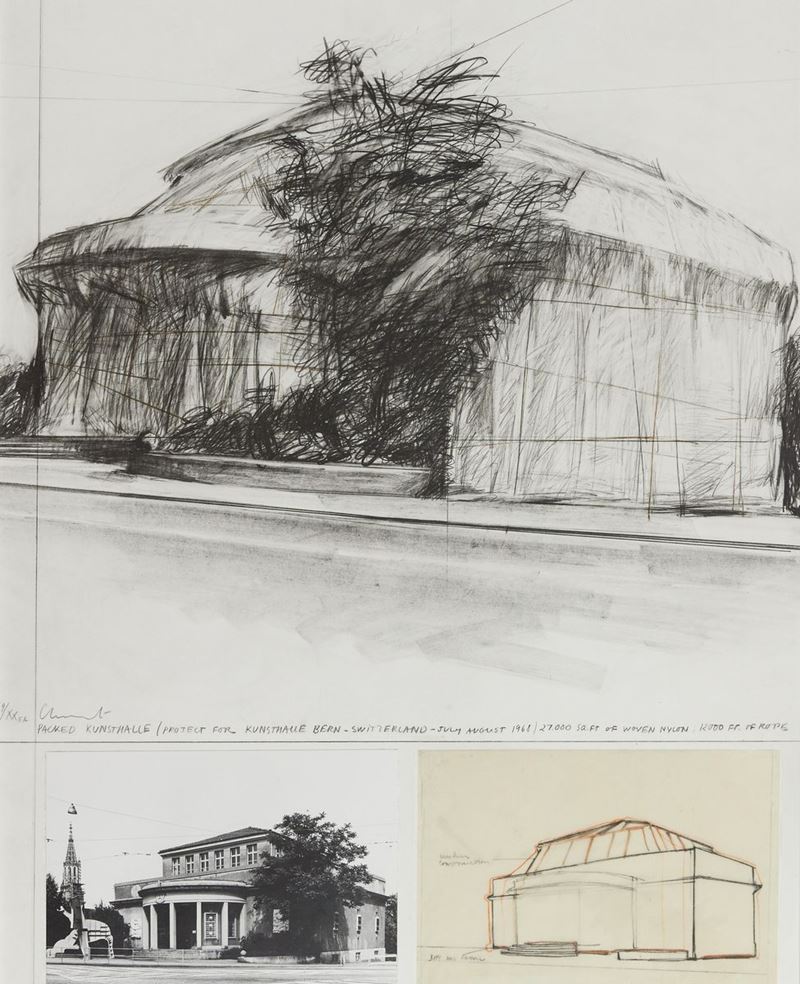 Christo - Wrapped Kunsthalle Bern Project