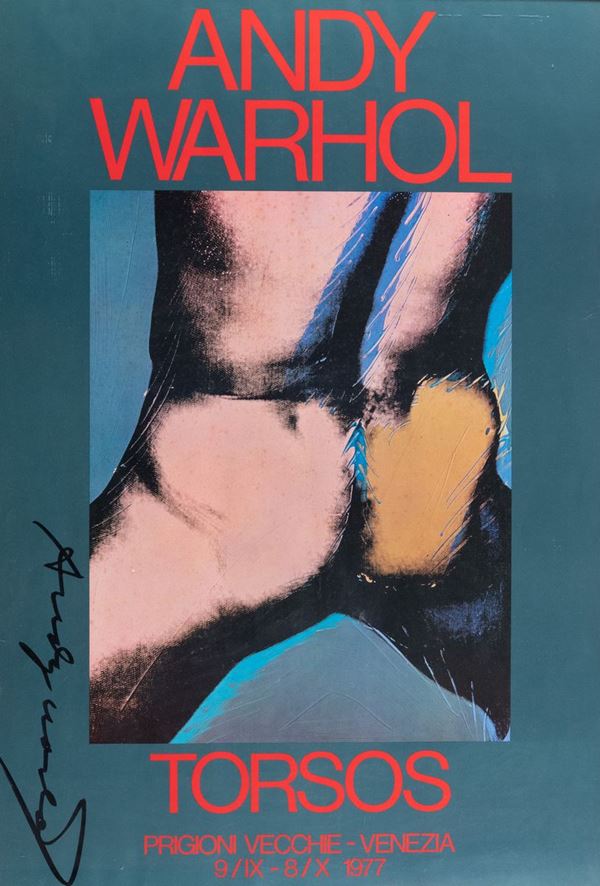 Andy Warhol : Torsos  (1977)  - Manifesto - Asta Arte Moderna e Contemporanea - inizio Asta ore 15,30 - Fabiani Arte