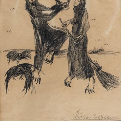 Disegno per Illustrazione per le Fole di Enrico Pea