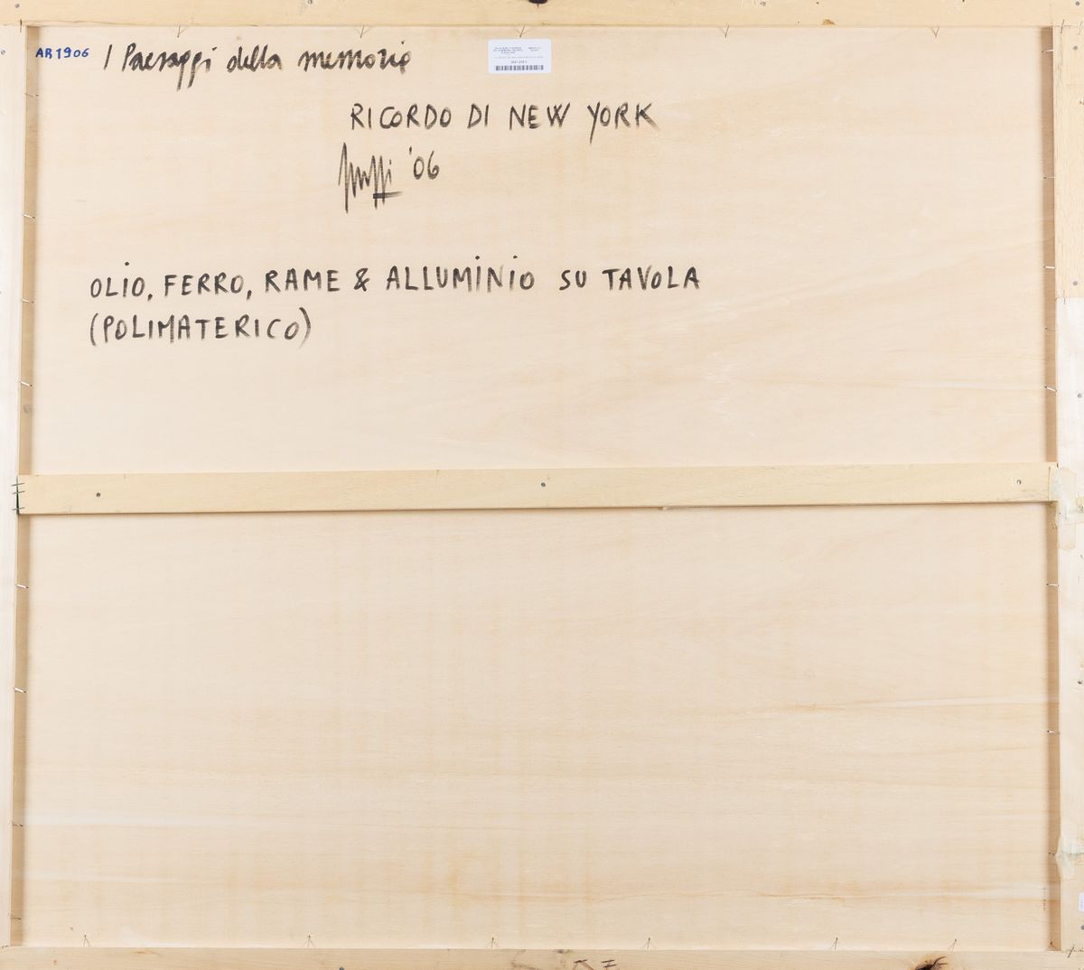 Marcello Scuffi - Dalla Serie i Paesaggi della Memoria - Ricordo di New York