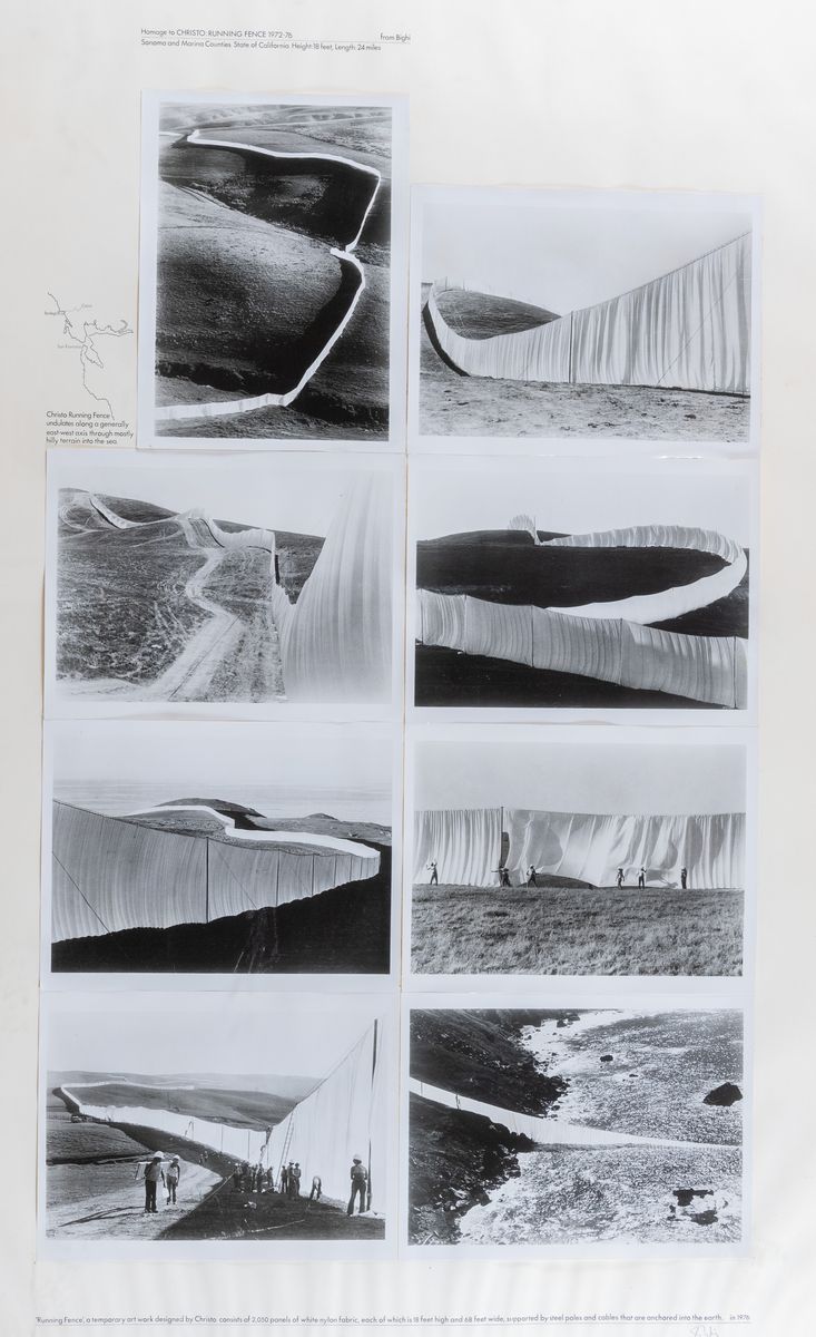 Christo - Running Fence (project For Sonoma County And Marina County, California)