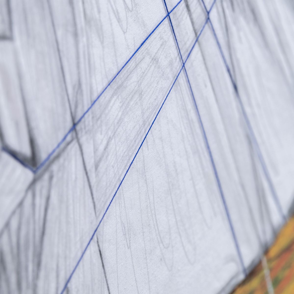 Christo - Wrapped Fountain, Project For la Fontana De Jujol, Plaza De Espana, Barcelona