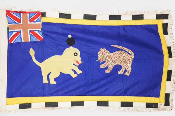 Bandiera Asafo  (Seconda metà XX secolo)  - Asta Asta di Arte Etnografica e Tribale - Fabiani Arte