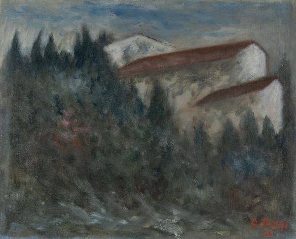 Ottone Rosai : Paesaggio  (1944)  - Olio su tela - Asta Asta di Arte Moderna e Contemporanea '800 e '900 - Fabiani Arte
