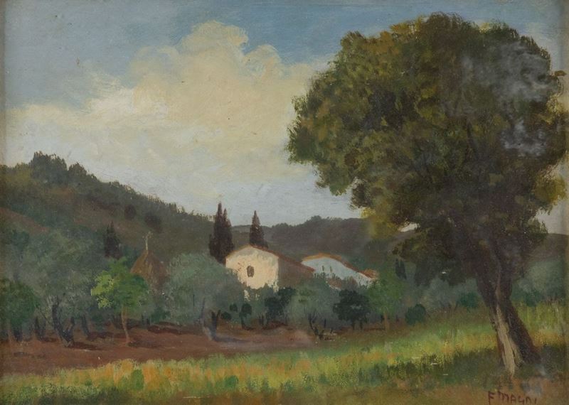 Fausto Magni - Scorcio di Paese