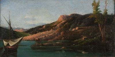 Paesaggio con Barca
