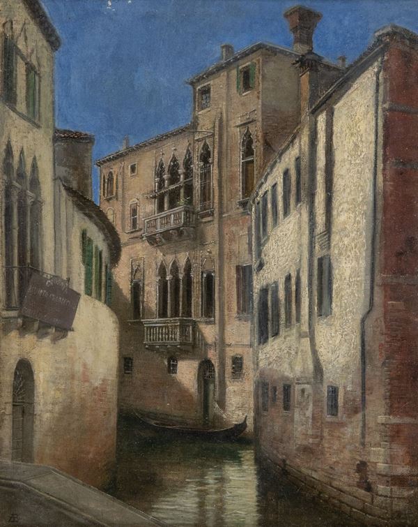 Anonimo seconda met&#224; XIX secolo - Venezia - Canale