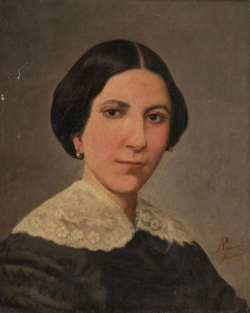 Antonio Puccinelli - Ritratto di Signora