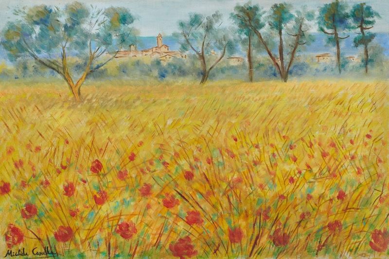 Michele Cascella - Campo di Grano