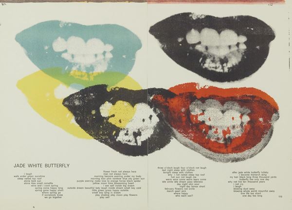 Andy Warhol : Marilyn Monroe I love yuor Kiss Forever Forever 1964  - Litografia offset - Asta Asta di Arte Moderna e Contemporanea '800 e '900 - Fabiani Arte