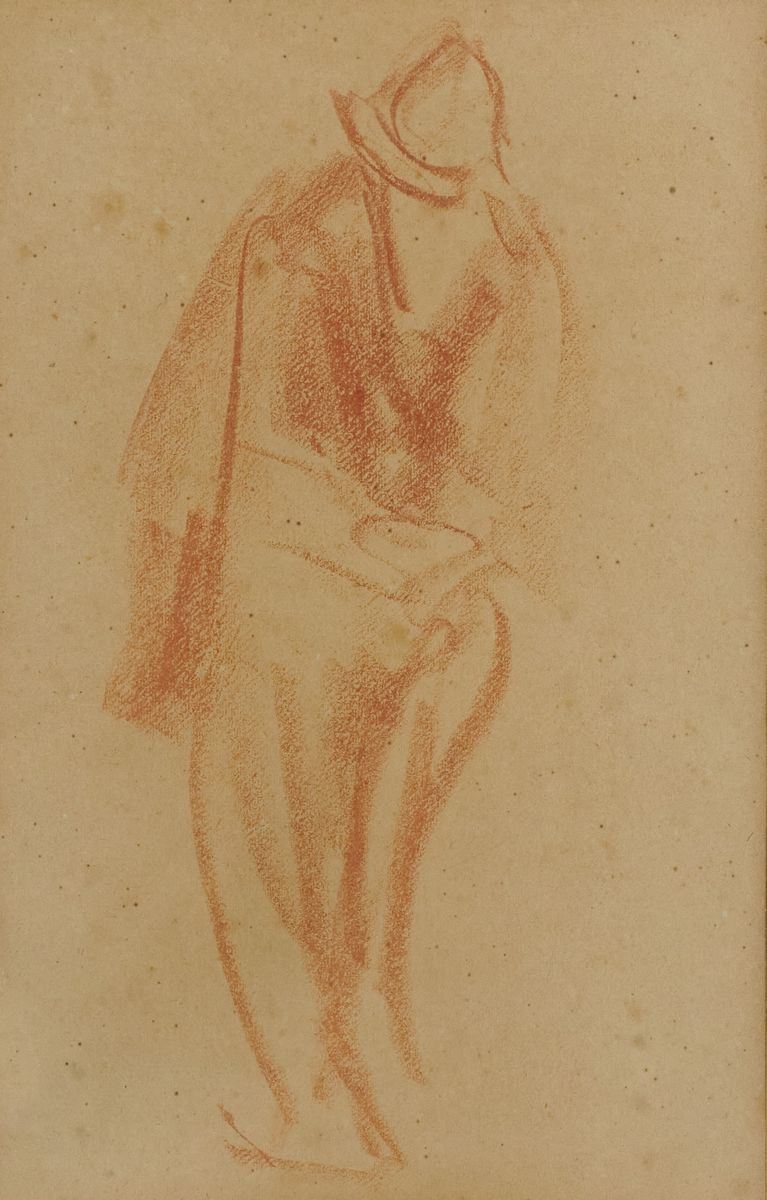 Lorenzo Viani - Figura con Cappello