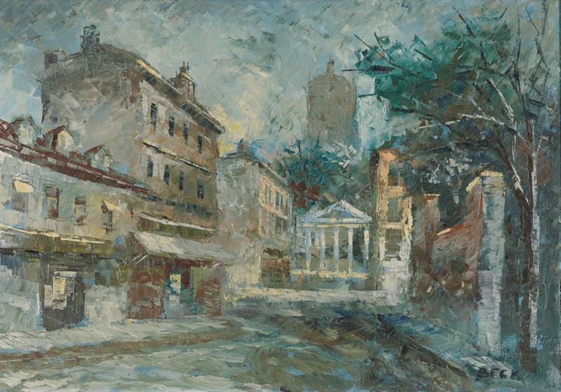 Max Beck - Scorcio di Città