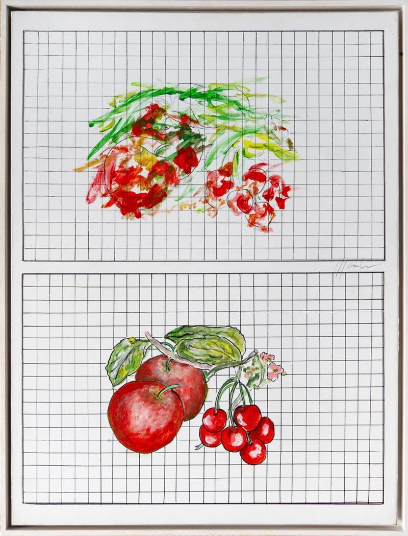 Aldo Mondino - Composizione di Frutta