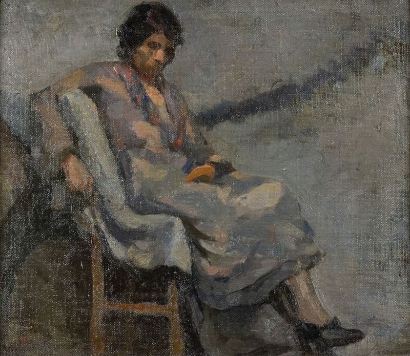 Ludovico Tommasi - Figura Seduta