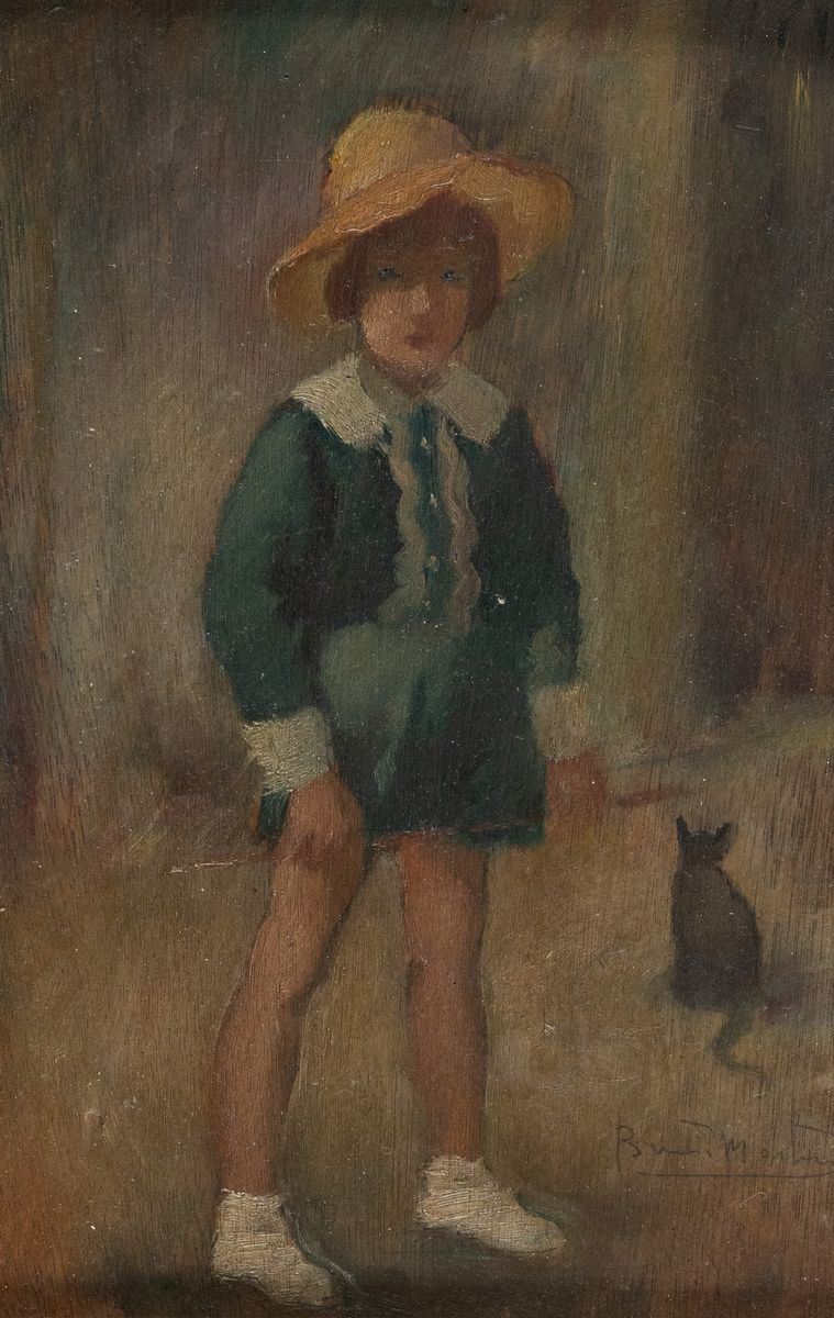 Bruno Martini - Bambino con Gatto