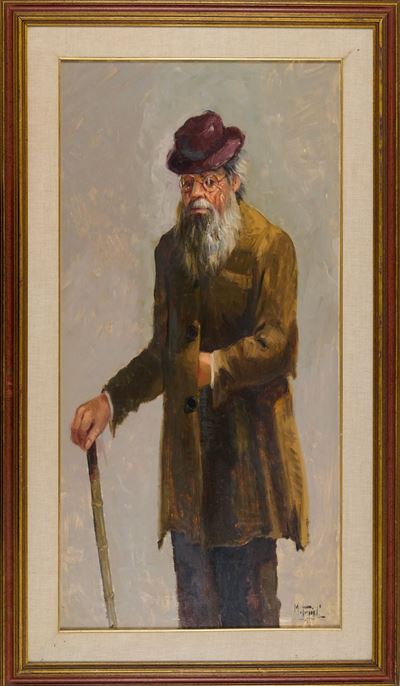 Uomo con Bastone e Cappello
