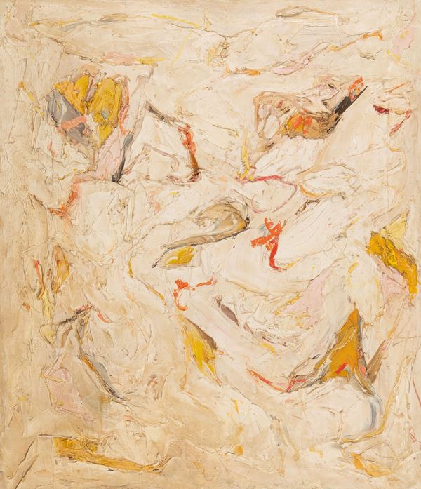 Piero Sadun : Senza titolo  (1962)  - Olio su tela - Asta Asta di Arte Moderna e Contemporanea '800 e '900	 - Fabiani Arte