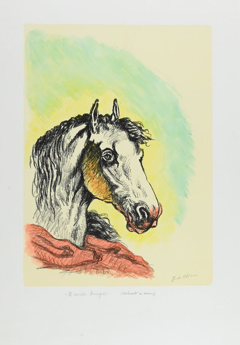 Giorgio De Chirico - Il Cavallo Bucefalo