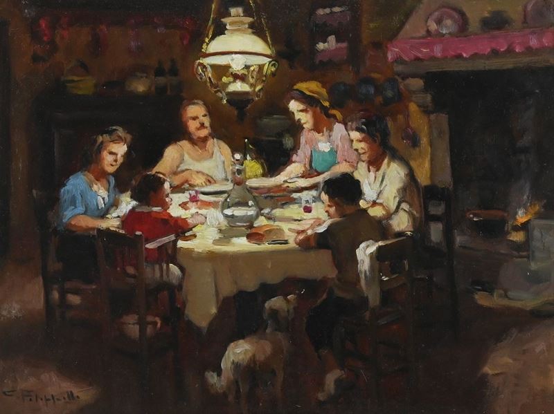 Cafiero Filippelli - Scena Famigliare
